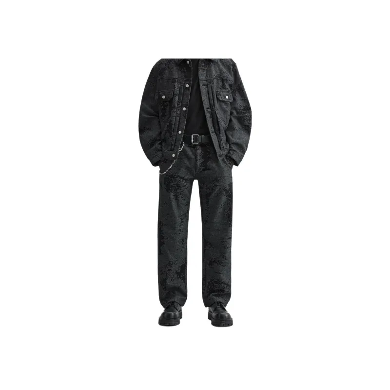 ZARA Jeans Men Black-2