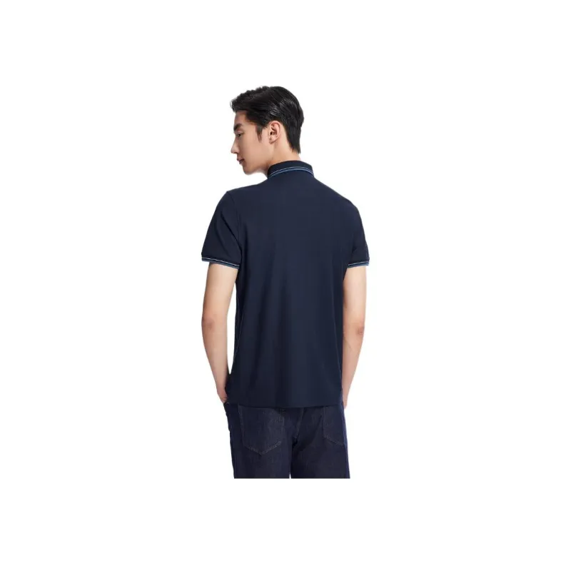 GOLDLION Polo Shirt Men's Navy Blue-0