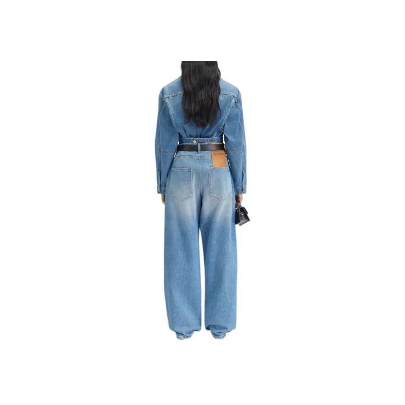Jacquemus Le De Nîmes Large 'Blue/Tabacco'-2