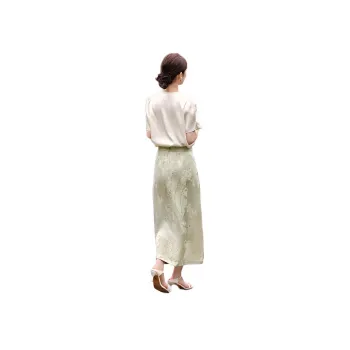 XWI Skirt Set Women's Beige & Green