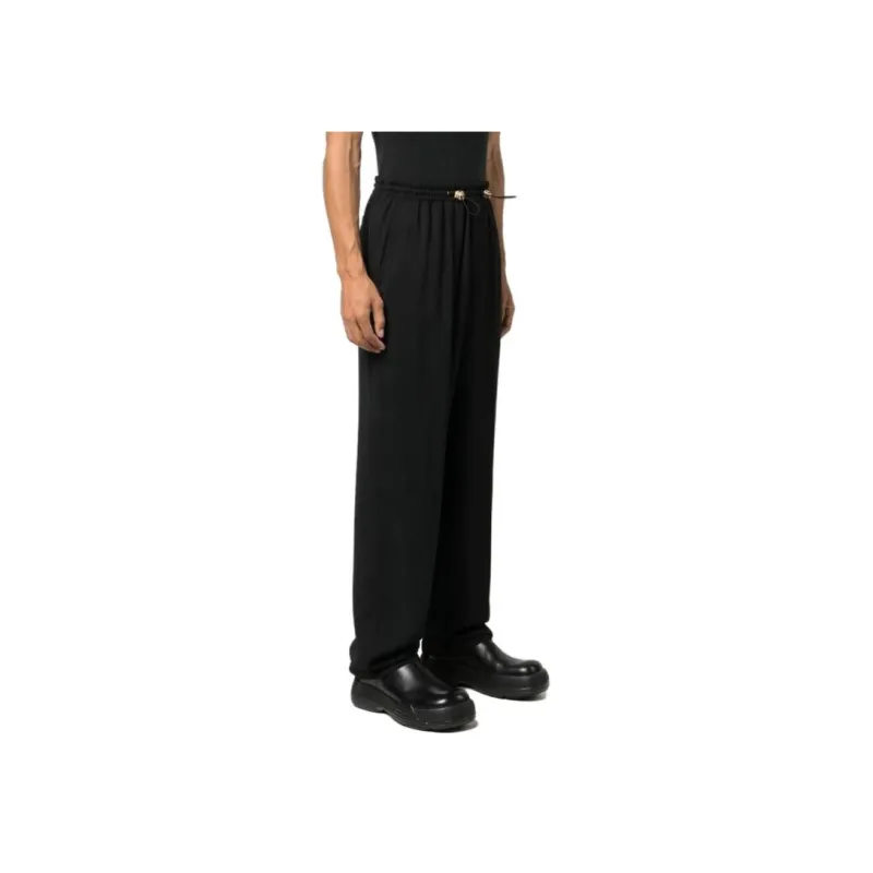 VERSACE Drawstring fastening Cotton Track Pants-1