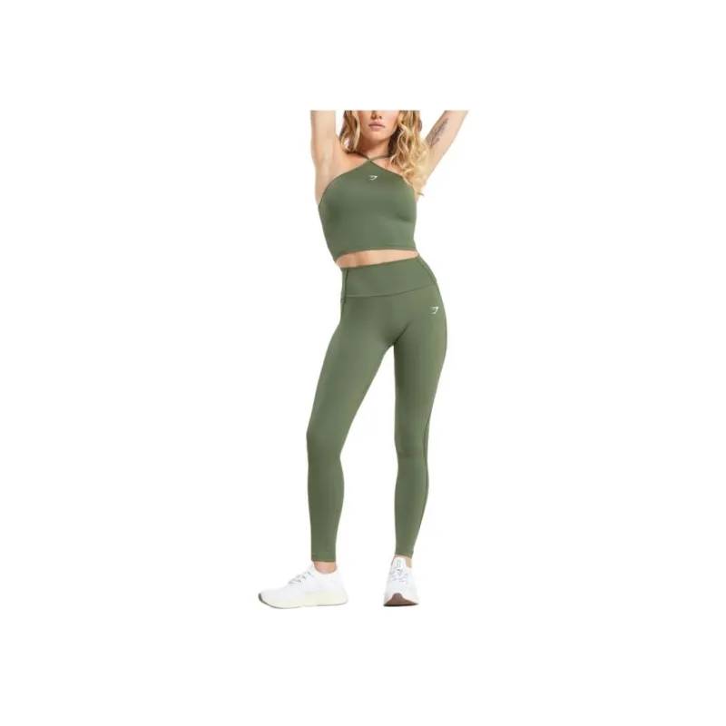 GYMSHARK Everyday Camisole Women's Olive Pit-3