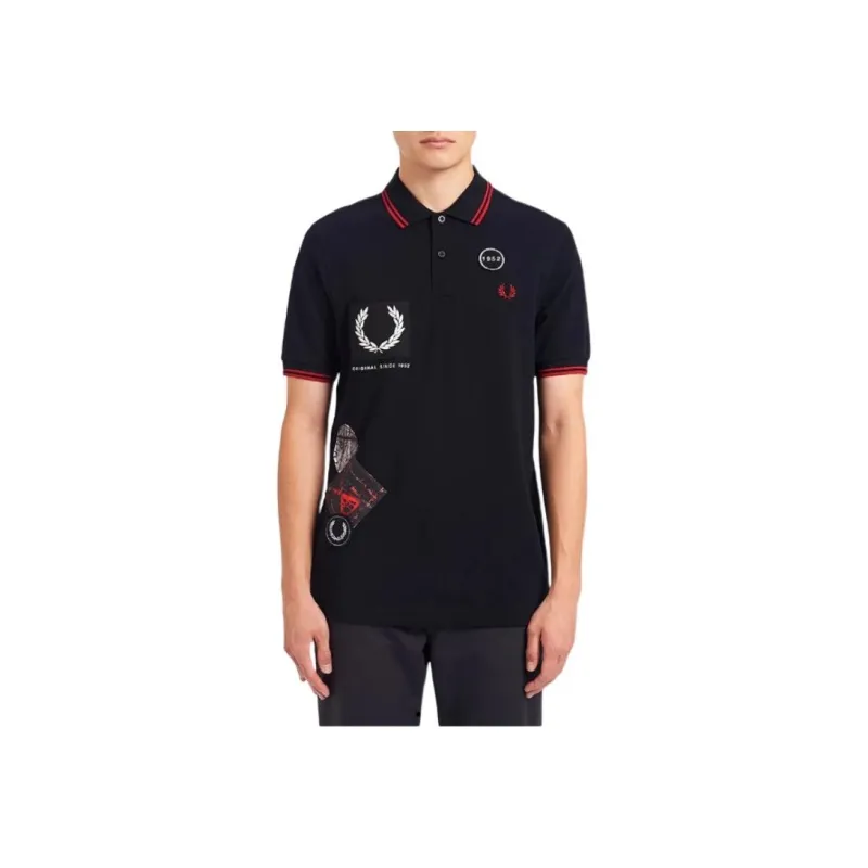 FRED PERRY Polo Shirt Men's Black-2