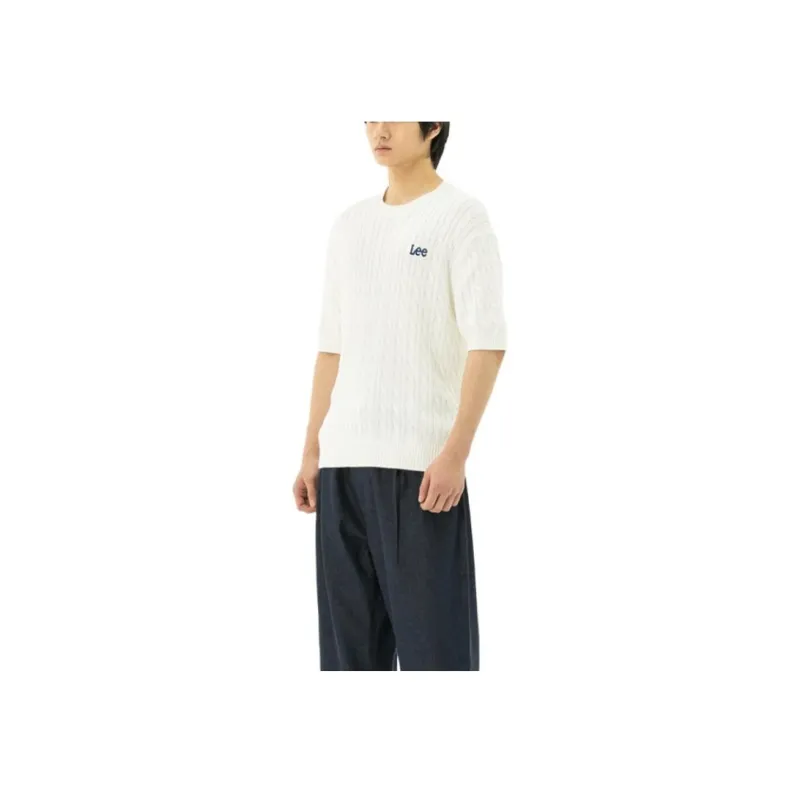 Lee Knitwear Unisex White-4