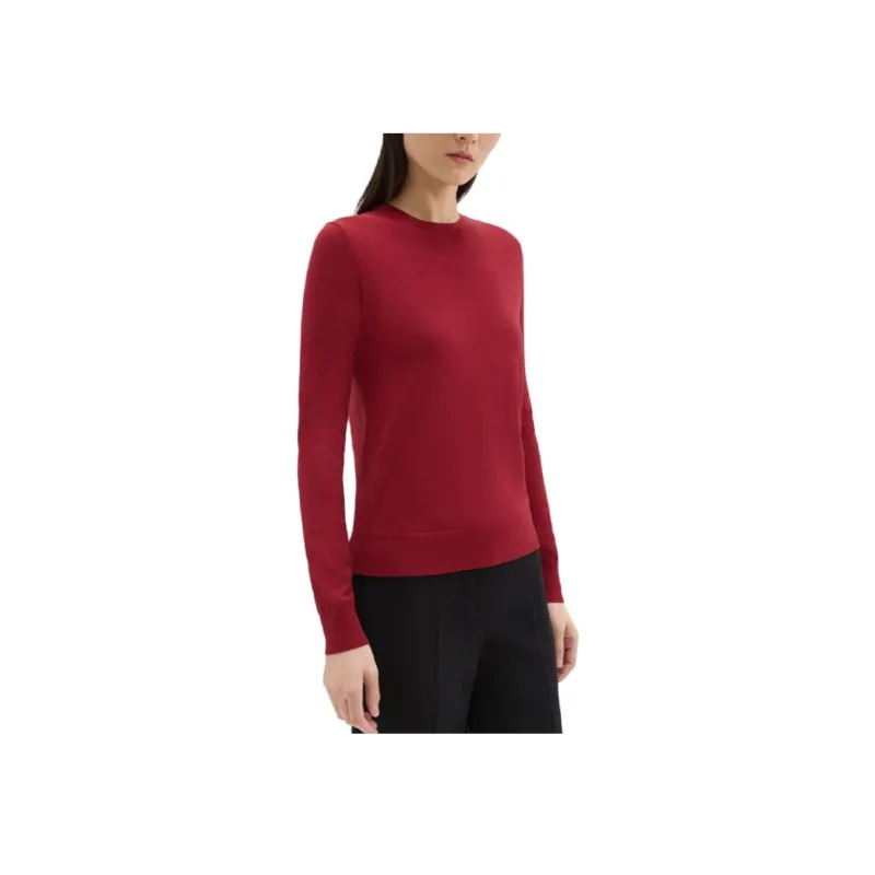 THEORY Sweater Women's Red Peony-1