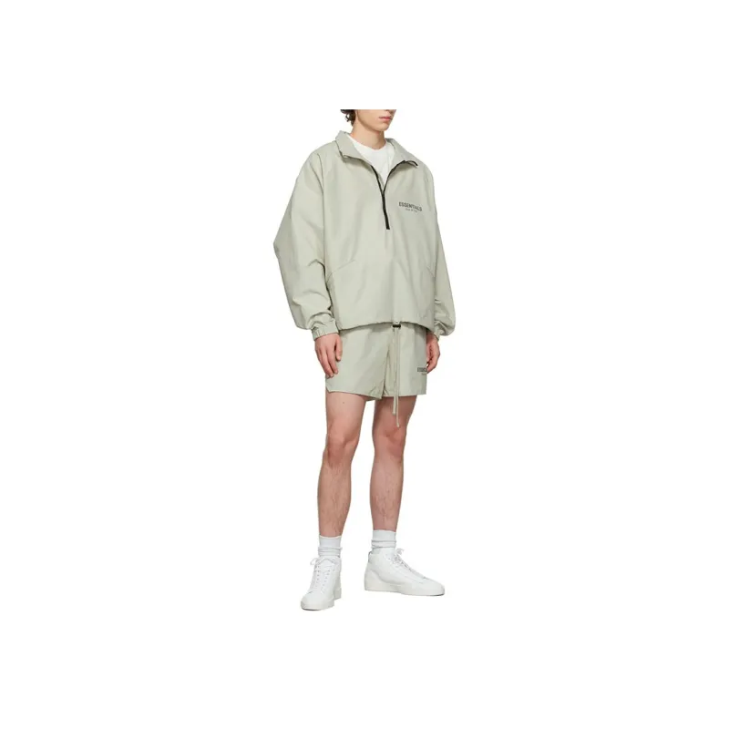 Fear Of God Essentials FW21 Volley Shorts Green/Concrete Casual Shorts Men's Green-3