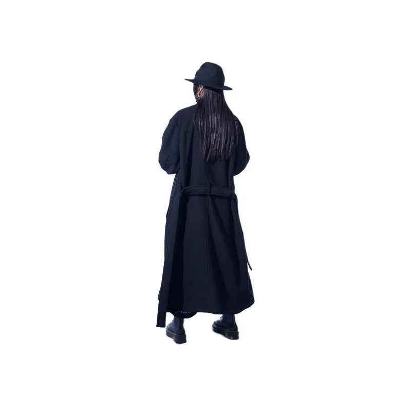 Yohji Yamamoto Coats Unisex Black-5
