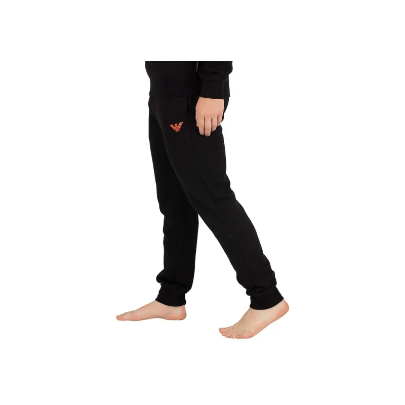 EMPORIO ARMANI Knitted Sports Pants Men's Black-4