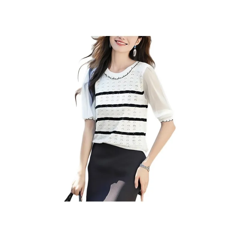 Flowers In Water Knitwear Women's-2