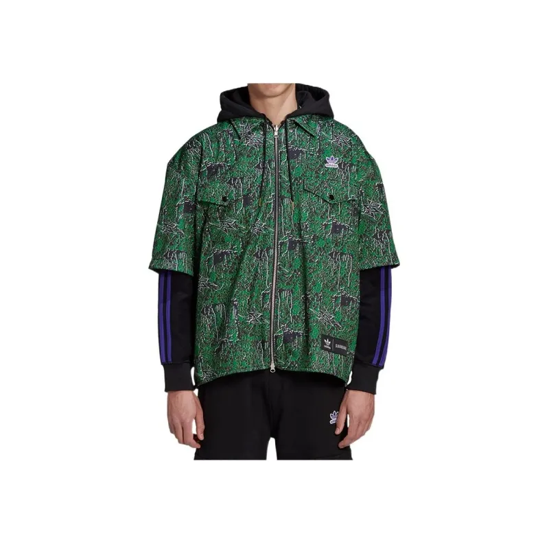 Adidas Originals Jacket Men's Green-3