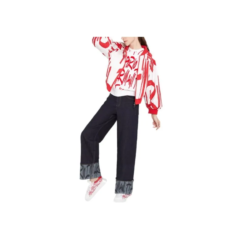 EMPORIO ARMANI Puffer Jacket Women's Red-1