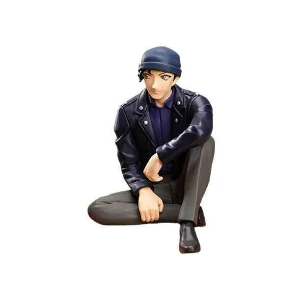 SEGA Shuichi Akai Sega Detective Conan Case Closed Sitting Posture Bonus Gifts 9cm-0