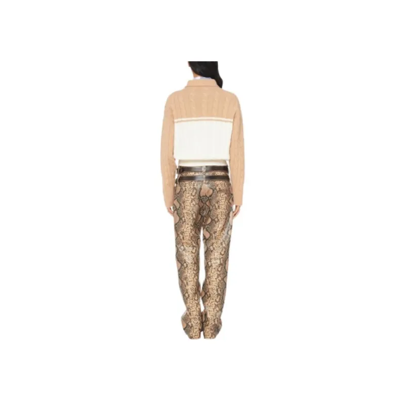 MIU MIU FW22 Knitwear Women's Brown-2