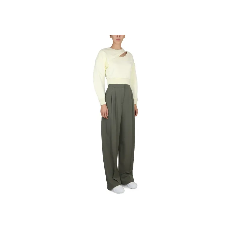 Alexander McQueen Logo Embroidered Cut Out Sweatshirt-6