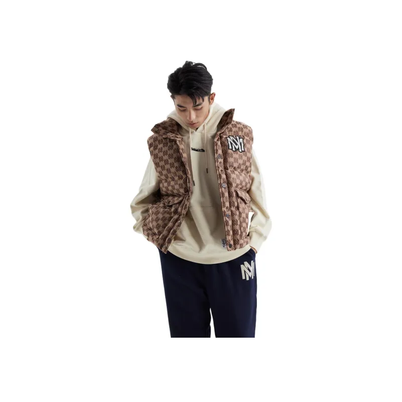 Mitchell Ness Vests Unisex Brown-6