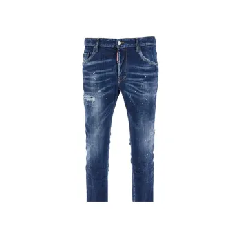 Dsquared2 Dark Easy Wash Skater Jeans