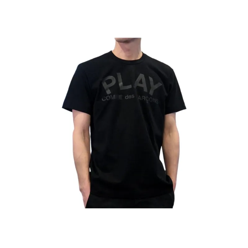 CDG Play T Shirts Men Black-3