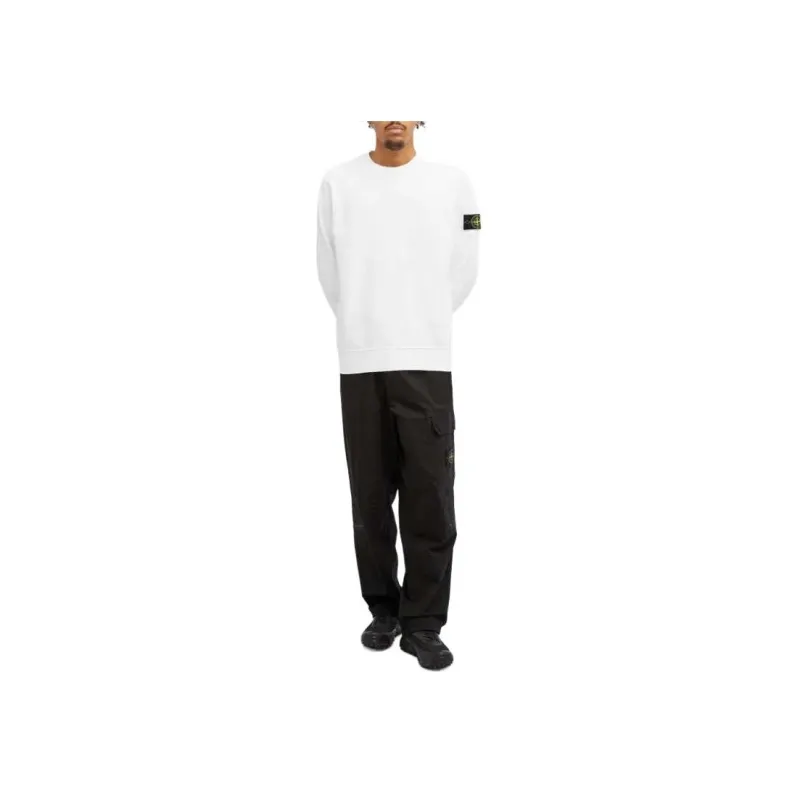 STONE ISLAND Logo Patch Crewneck Sweatshirt-3