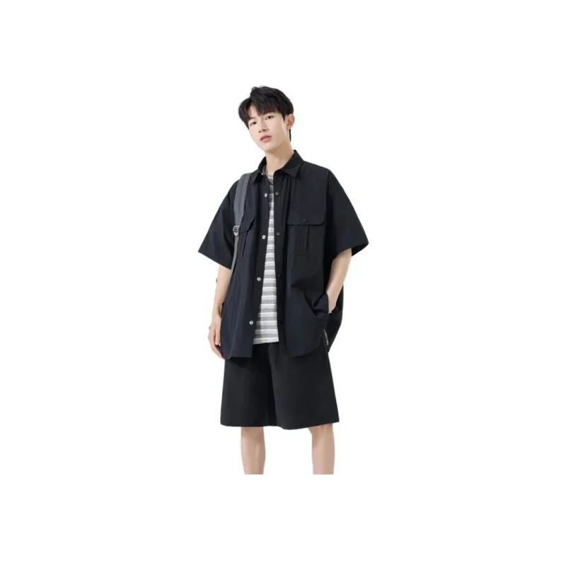 Anyveiw Shirt Matching Set Unisex-2