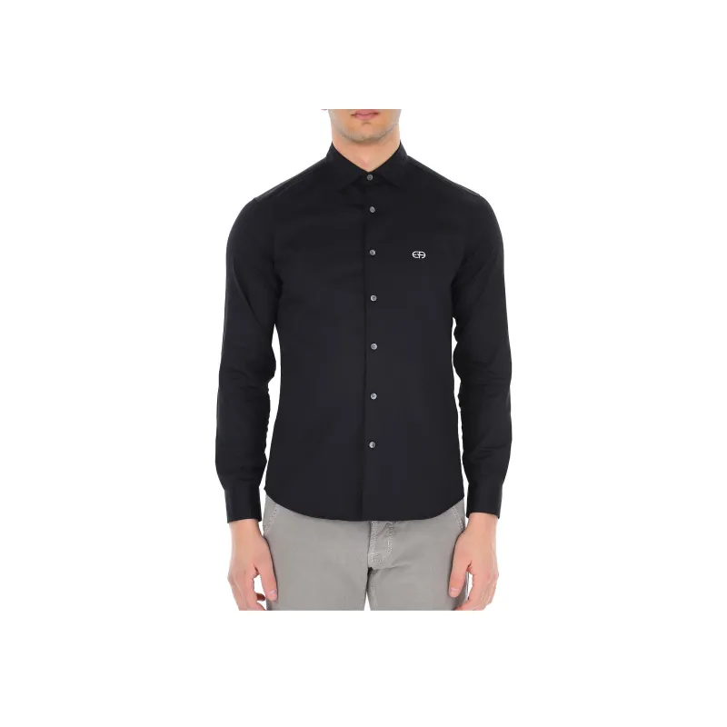 EMPORIO ARMANI SS22 Shirt Men's Black-1