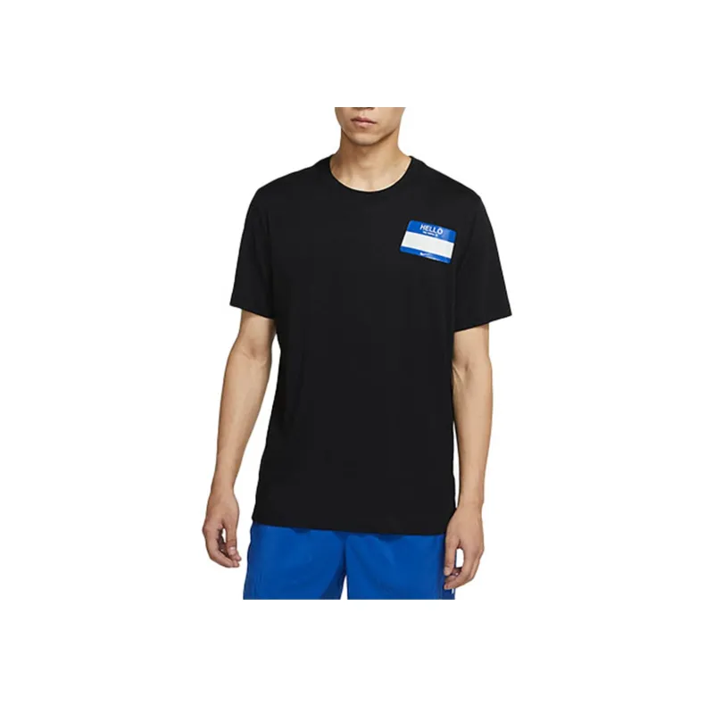 Nike Drop Shoulder Sleeve T-Shirt Men's Black-2