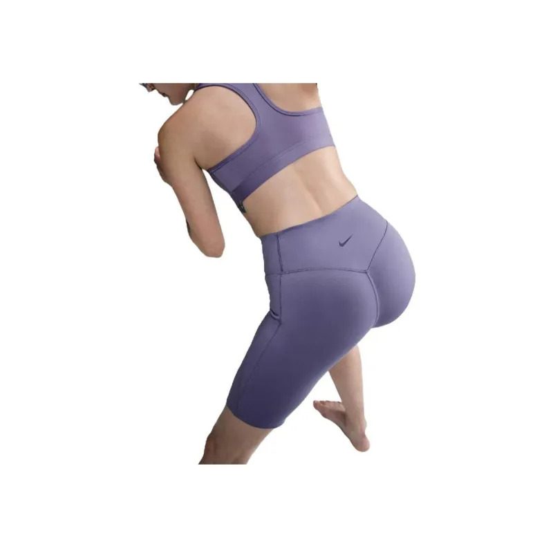 Nike Universa Women's Medium Support High Waisted 8' Biker Shorts With Pockets-2