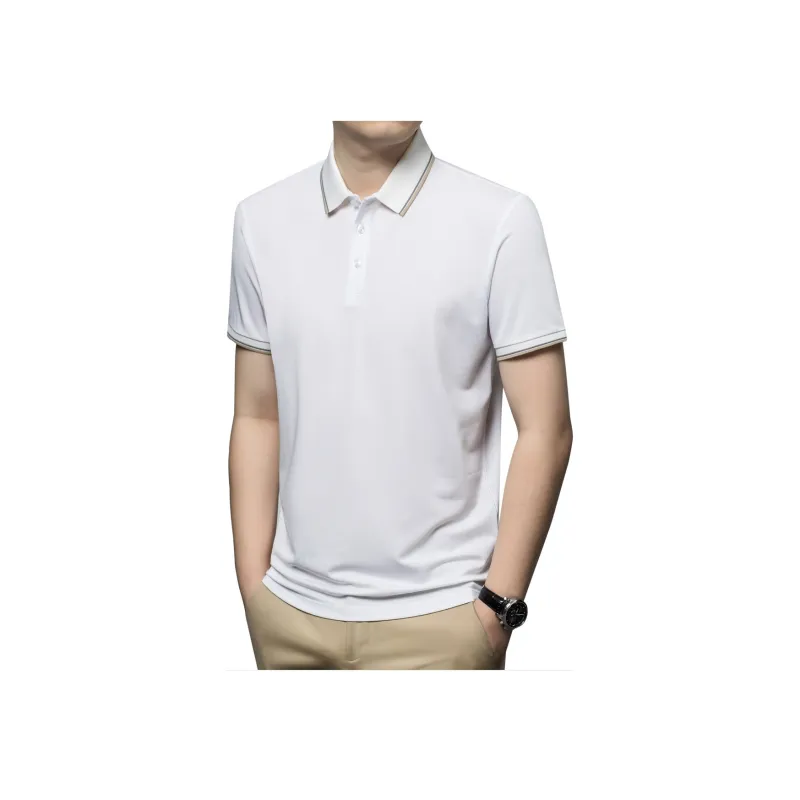 H YXIANG Polo Shirts Men-3