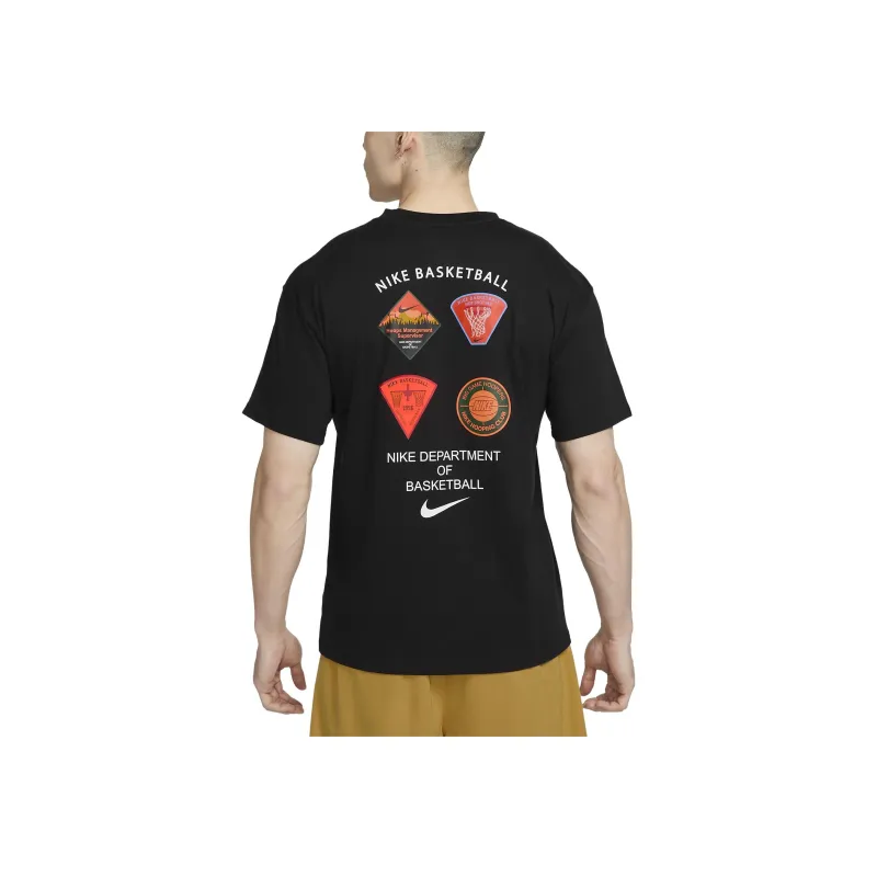 Nike T Shirts Men Black-2