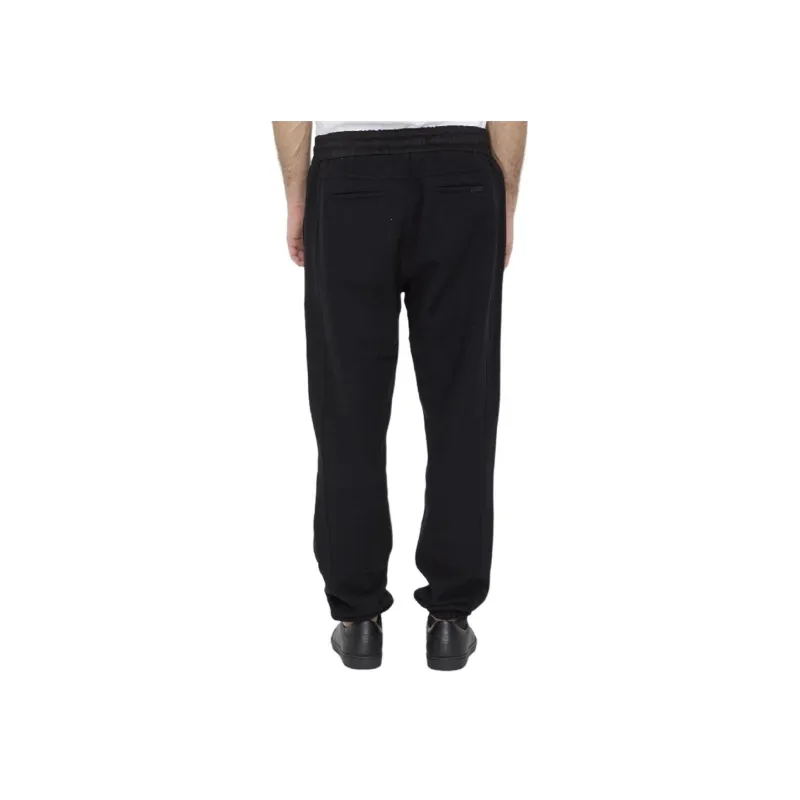 SAINT LAURENT Drawstring Straight Leg Trousers-3