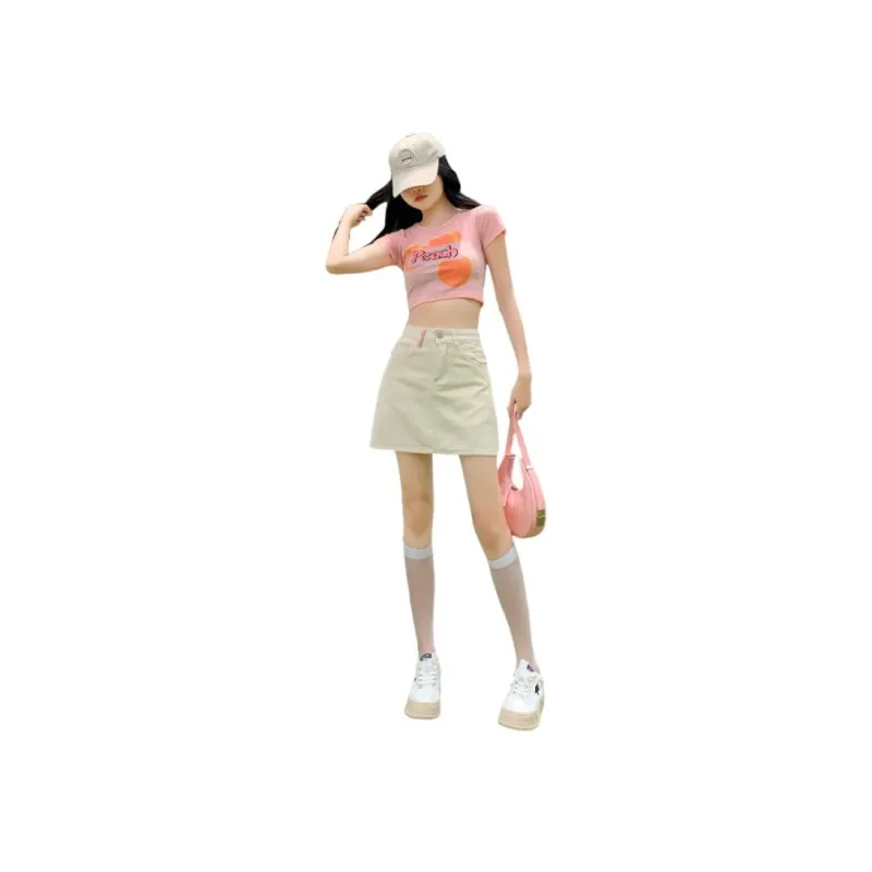 7 SEVFUN Denim Short Skirts Women's-2
