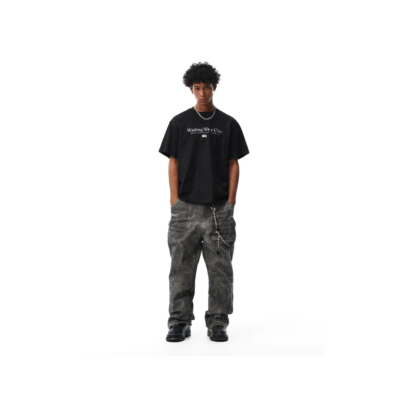 WAITINGWAVE T Shirt Unisex Black-2