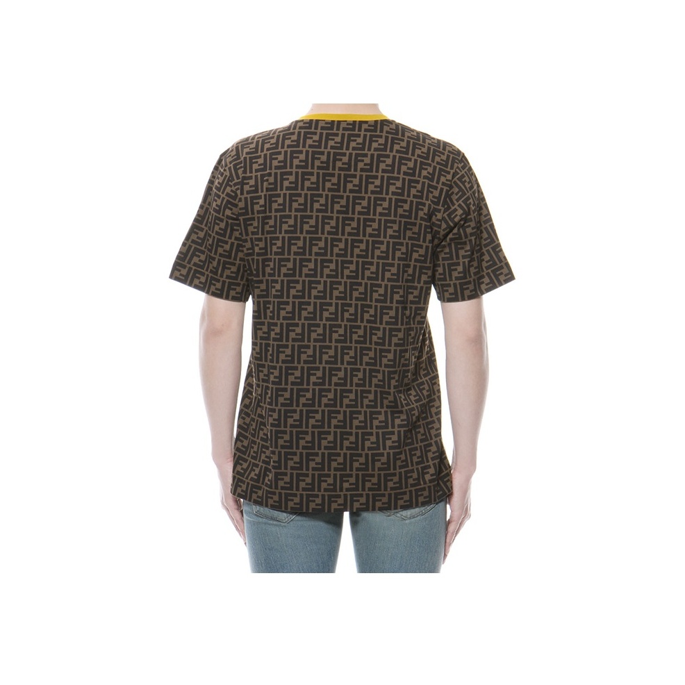 FENDI T-Shirts Men Brown - POIZON