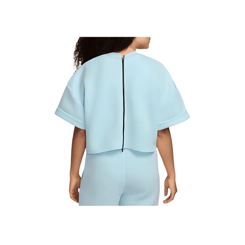Nike Sportswear Tech Fleece Women's Oversized Short-Sleeve Cropped Top-1