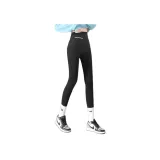 Black-Ankle-Length Black Cherry Pants (Waist-Cinching and Butt-Lifting)