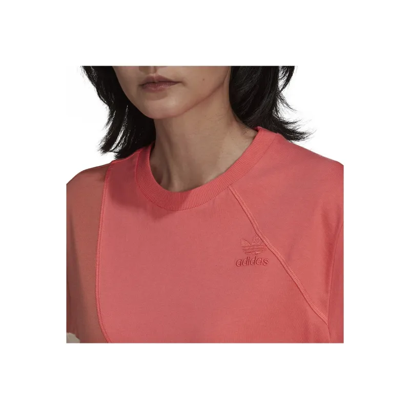 Adidas T Shirt Women's White Pink-1