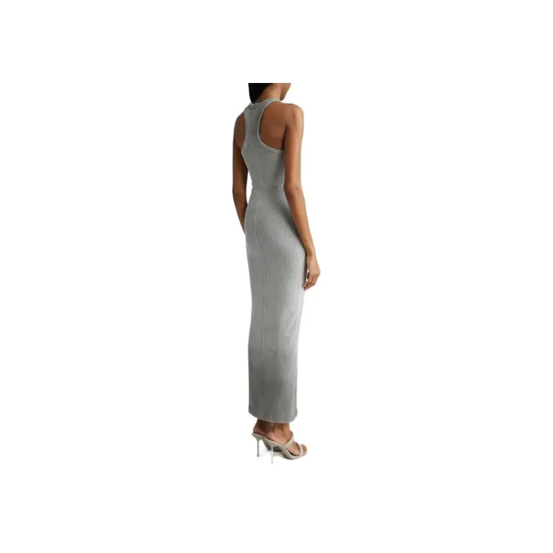 Alexander Wang Stretch Crepe Distressed Maxi Dress-2