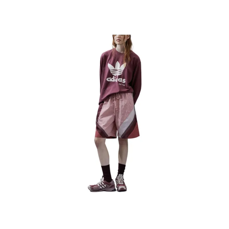 Adidas Originals x SONG FOR THE MUTE Casual Shorts Unisex Pink-3