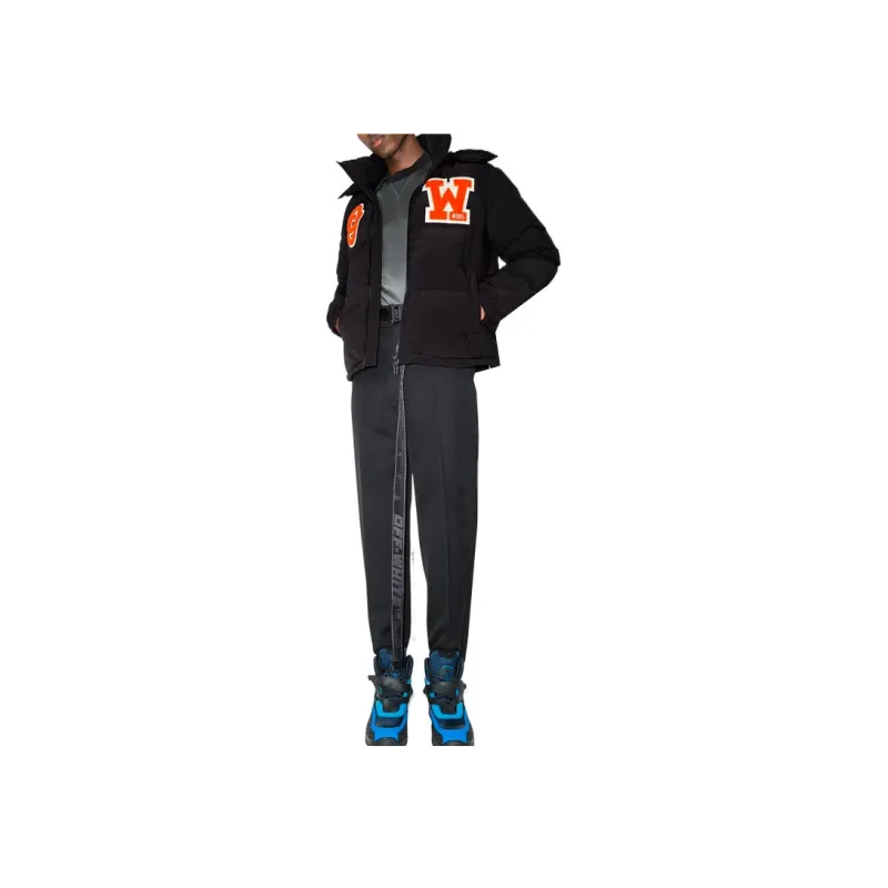 OFF WHITE Logo patch Puffer Coat-2