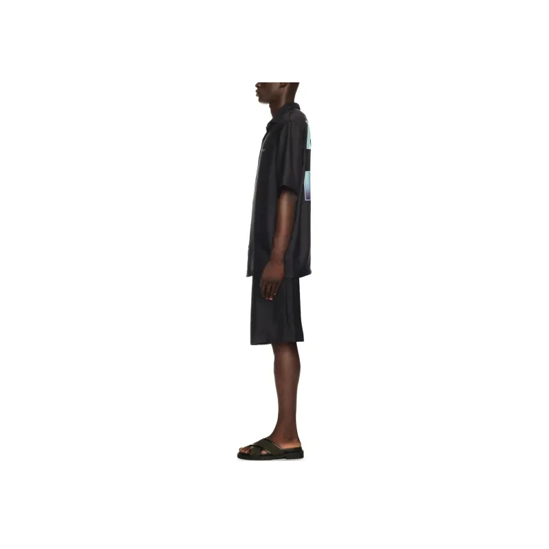 OFF WHITE Barber Arrow Bowling Shirt-1