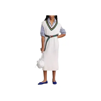 Polo Ralph Lauren Short Sleeved Dress Women's White