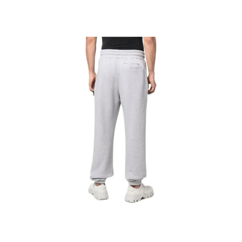 PALM ANGELS Curved Logo Sweatpants-1