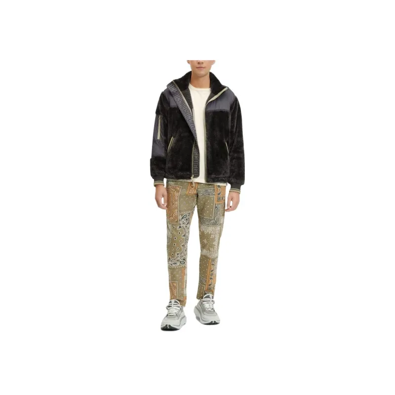 UGG Landyn Sporty Sherpa Jacket Jackets Coats Men's Coal-1