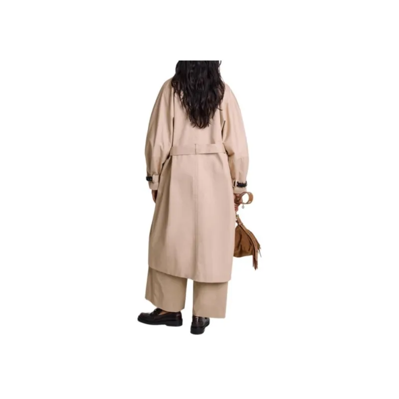 Maje Belted Trench Coat-2