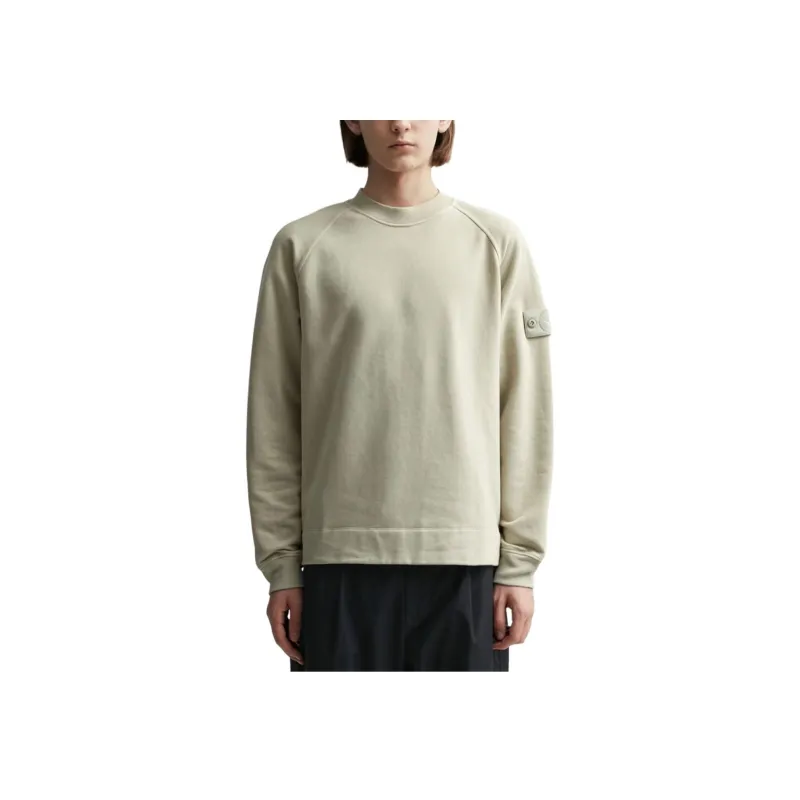 STONE ISLAND Logo Patch Crewneck Sweatshirt-2