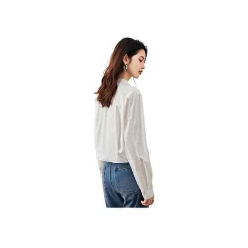CARBAMMI 화이트 여성 셔츠