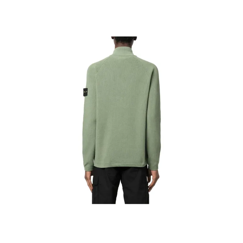 STONE ISLAND Sweaters Men Olive Green-3