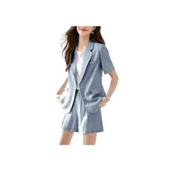 Mo Han Yi Mei Business Suit Women's Sky Blue
