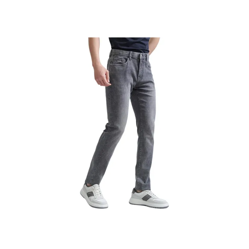 SAINT ANGELO Jeans Men's Light Gray-1