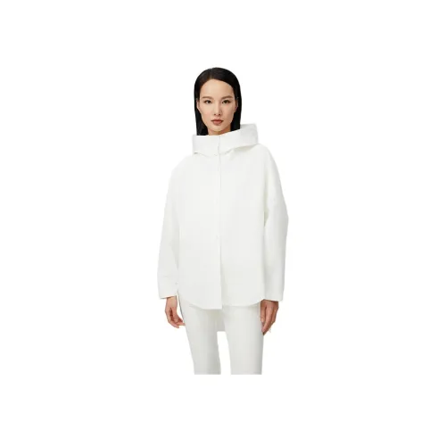 XUANZHIWU 아이보리 여성 셔츠