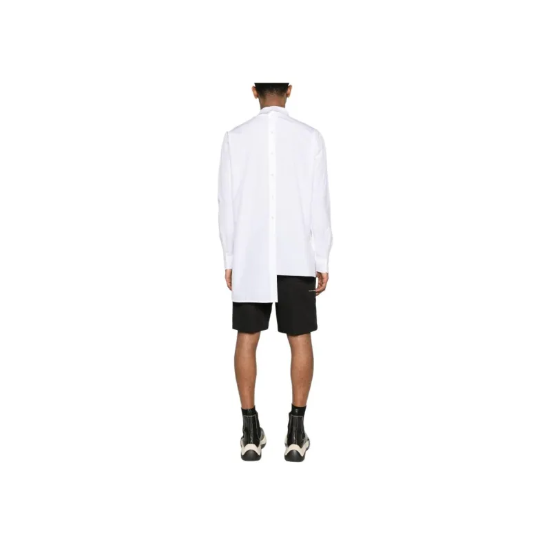 Lanvin Logo print Asymmetric Shirt-2